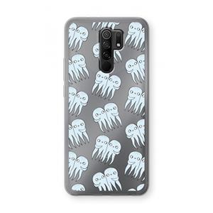 CaseCompany Octopussen: Xiaomi Redmi 9 Transparant Hoesje