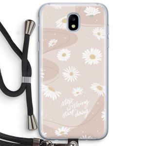 CaseCompany Daydreaming becomes reality: Samsung Galaxy J5 (2017) Transparant Hoesje met koord
