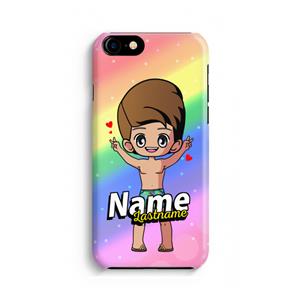 CaseCompany Chibi Maker man: iPhone 8 Volledig Geprint Hoesje
