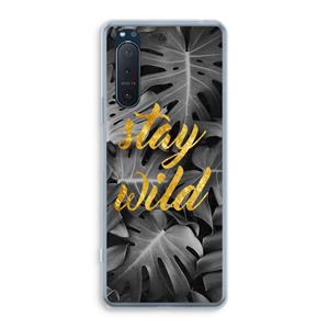 CaseCompany Stay wild: Sony Xperia 5 II Transparant Hoesje