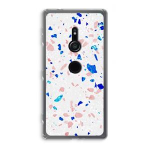 CaseCompany Terrazzo N°6: Sony Xperia XZ2 Transparant Hoesje