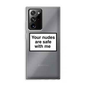CaseCompany Safe with me: Samsung Galaxy Note 20 Ultra / Note 20 Ultra 5G Transparant Hoesje