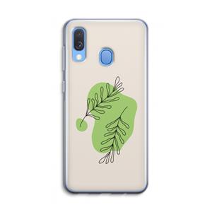 CaseCompany Beleaf in you: Samsung Galaxy A40 Transparant Hoesje