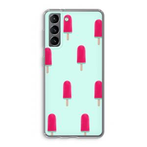 CaseCompany Waterijsje: Samsung Galaxy S21 Transparant Hoesje