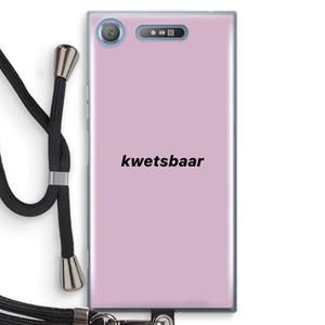 CaseCompany kwetsbaar: Sony Xperia XZ1 Transparant Hoesje met koord