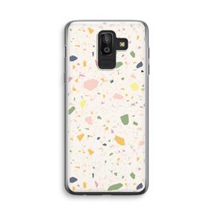 CaseCompany Terrazzo N°21: Samsung Galaxy J8 (2018) Transparant Hoesje