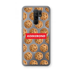 CaseCompany Koekerond: Xiaomi Redmi 9 Transparant Hoesje