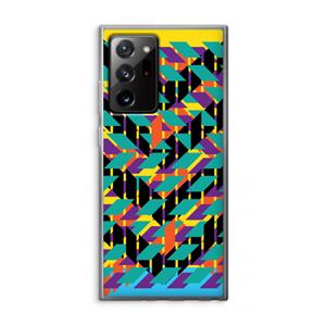 CaseCompany Skew Bee 1: Samsung Galaxy Note 20 Ultra / Note 20 Ultra 5G Transparant Hoesje
