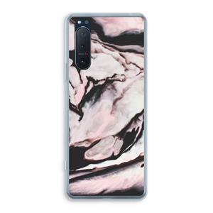CaseCompany Roze stroom: Sony Xperia 5 II Transparant Hoesje