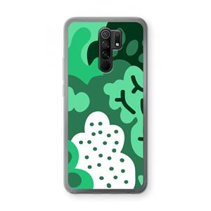 CaseCompany Bushes: Xiaomi Redmi 9 Transparant Hoesje