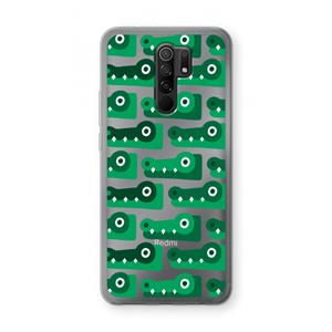 CaseCompany Crocs: Xiaomi Redmi 9 Transparant Hoesje