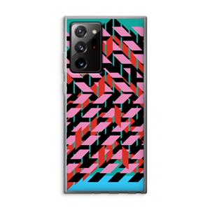 CaseCompany Skew Blush 2: Samsung Galaxy Note 20 Ultra / Note 20 Ultra 5G Transparant Hoesje
