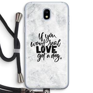 CaseCompany Partner in crime: Samsung Galaxy J5 (2017) Transparant Hoesje met koord