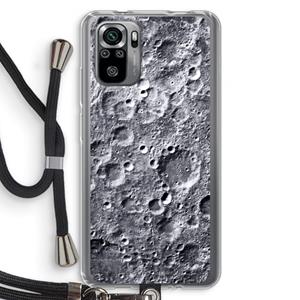 CaseCompany Maanlandschap: Xiaomi Redmi Note 10S Transparant Hoesje met koord