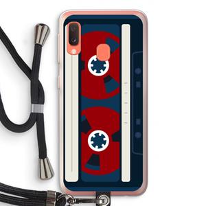 CaseCompany Here's your tape: Samsung Galaxy A20e Transparant Hoesje met koord