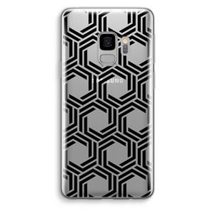 CaseCompany Geometrisch patroon: Samsung Galaxy S9 Transparant Hoesje