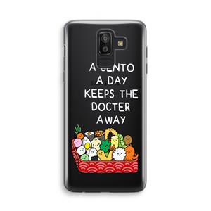 CaseCompany Bento a day: Samsung Galaxy J8 (2018) Transparant Hoesje