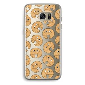 CaseCompany Croissant: Samsung Galaxy S7 Edge Transparant Hoesje