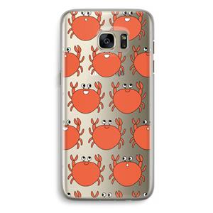 CaseCompany Krab: Samsung Galaxy S7 Edge Transparant Hoesje