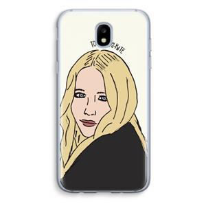 CaseCompany Mary Kate: Samsung Galaxy J5 (2017) Transparant Hoesje
