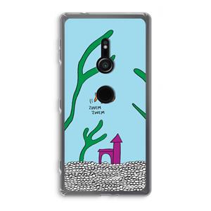 CaseCompany Aquarium: Sony Xperia XZ2 Transparant Hoesje