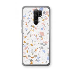 CaseCompany Terrazzo N°8: Xiaomi Redmi 9 Transparant Hoesje