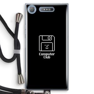 CaseCompany Hello: Sony Xperia XZ1 Transparant Hoesje met koord