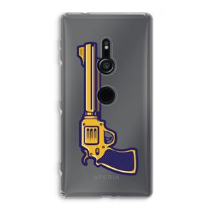 CaseCompany Pew Pew Pew: Sony Xperia XZ2 Transparant Hoesje