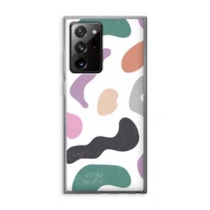 CaseCompany Memphis Shapes: Samsung Galaxy Note 20 Ultra / Note 20 Ultra 5G Transparant Hoesje