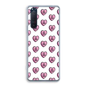 CaseCompany GIRL POWER: Sony Xperia 5 II Transparant Hoesje