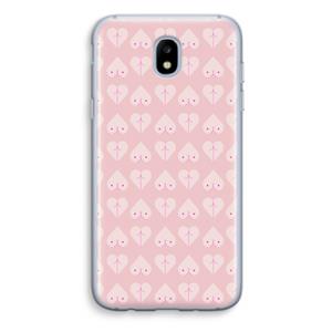 CaseCompany Ass 'n Titties: Samsung Galaxy J5 (2017) Transparant Hoesje