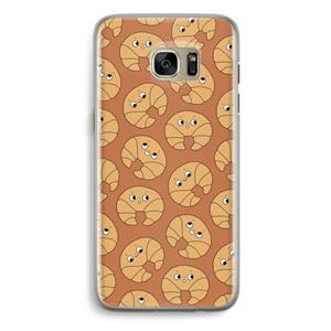CaseCompany Croissant: Samsung Galaxy S7 Edge Transparant Hoesje