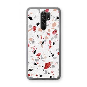 CaseCompany Terrazzo N°12: Xiaomi Redmi 9 Transparant Hoesje