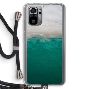 CaseCompany Stranded: Xiaomi Redmi Note 10S Transparant Hoesje met koord