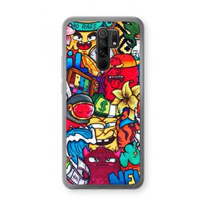 CaseCompany No Rules: Xiaomi Redmi 9 Transparant Hoesje