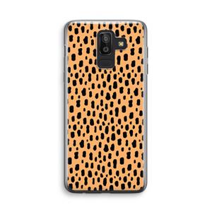 CaseCompany Panter: Samsung Galaxy J8 (2018) Transparant Hoesje