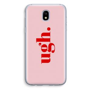 CaseCompany Ugh: Samsung Galaxy J5 (2017) Transparant Hoesje