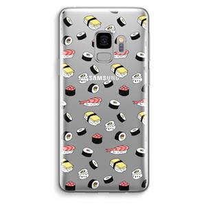 CaseCompany Sushi time: Samsung Galaxy S9 Transparant Hoesje