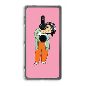 CaseCompany Visknuffel: Sony Xperia XZ2 Transparant Hoesje