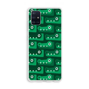 CaseCompany Crocs: Galaxy A51 4G Transparant Hoesje