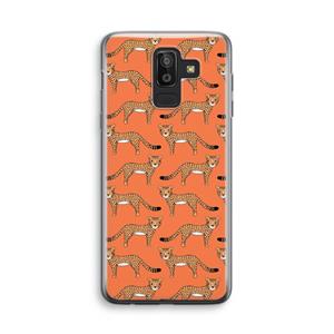 CaseCompany Cheetah: Samsung Galaxy J8 (2018) Transparant Hoesje