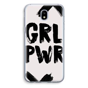 CaseCompany Girl Power #2: Samsung Galaxy J5 (2017) Transparant Hoesje