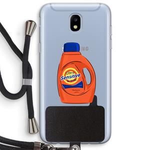 CaseCompany Ultra Sensitive: Samsung Galaxy J5 (2017) Transparant Hoesje met koord
