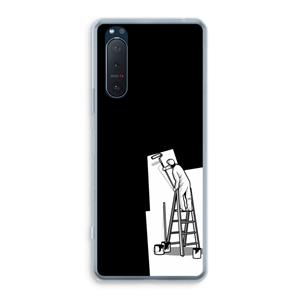 CaseCompany Musketon Painter: Sony Xperia 5 II Transparant Hoesje