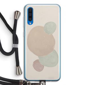 CaseCompany Geo #9: Samsung Galaxy A50 Transparant Hoesje met koord