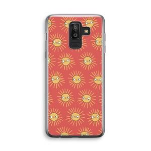 CaseCompany Zon: Samsung Galaxy J8 (2018) Transparant Hoesje