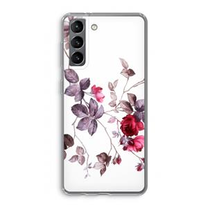 CaseCompany Mooie bloemen: Samsung Galaxy S21 Transparant Hoesje