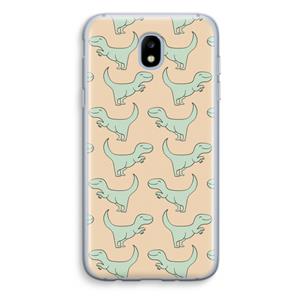 CaseCompany Dinos: Samsung Galaxy J5 (2017) Transparant Hoesje