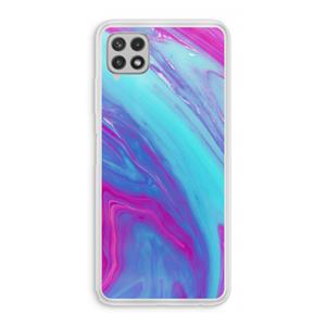 CaseCompany Zweverige regenboog: Samsung Galaxy A22 4G Transparant Hoesje