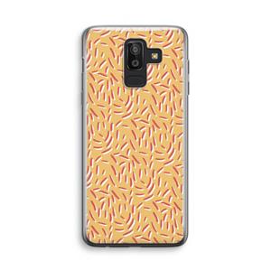 CaseCompany Camouflage: Samsung Galaxy J8 (2018) Transparant Hoesje